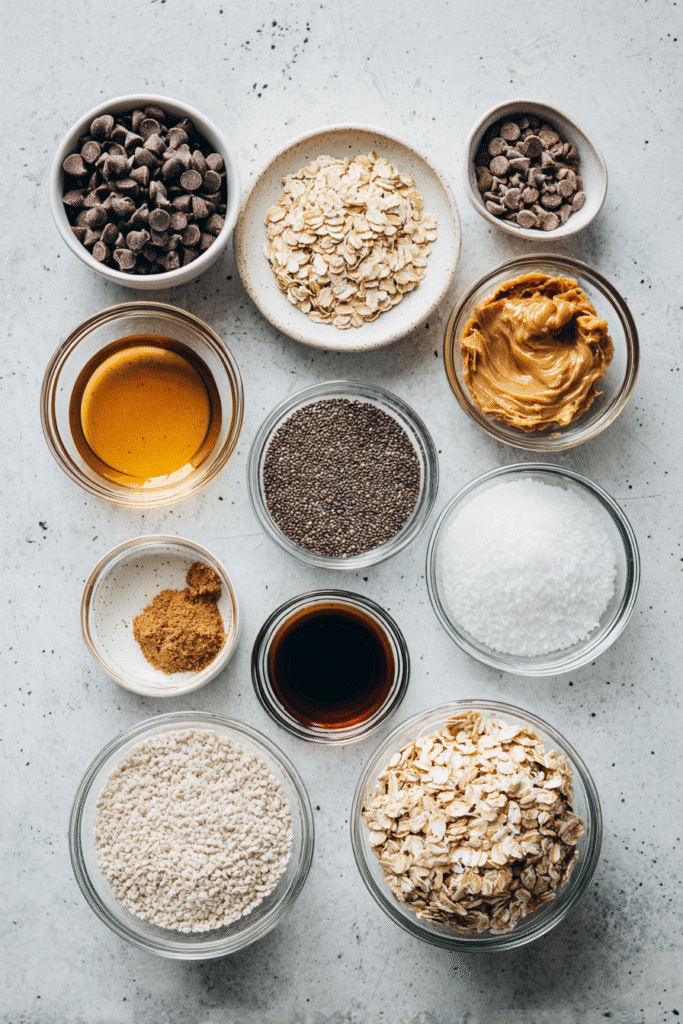 chocolate chip protein balls ingredients