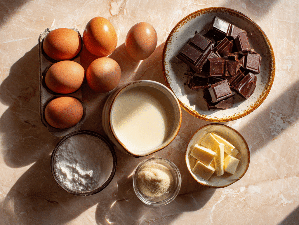 chocolate mousse ingredients