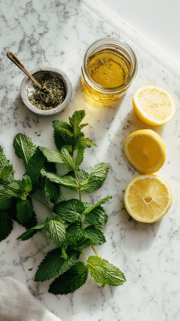 lemon balm tea recipe ingredients