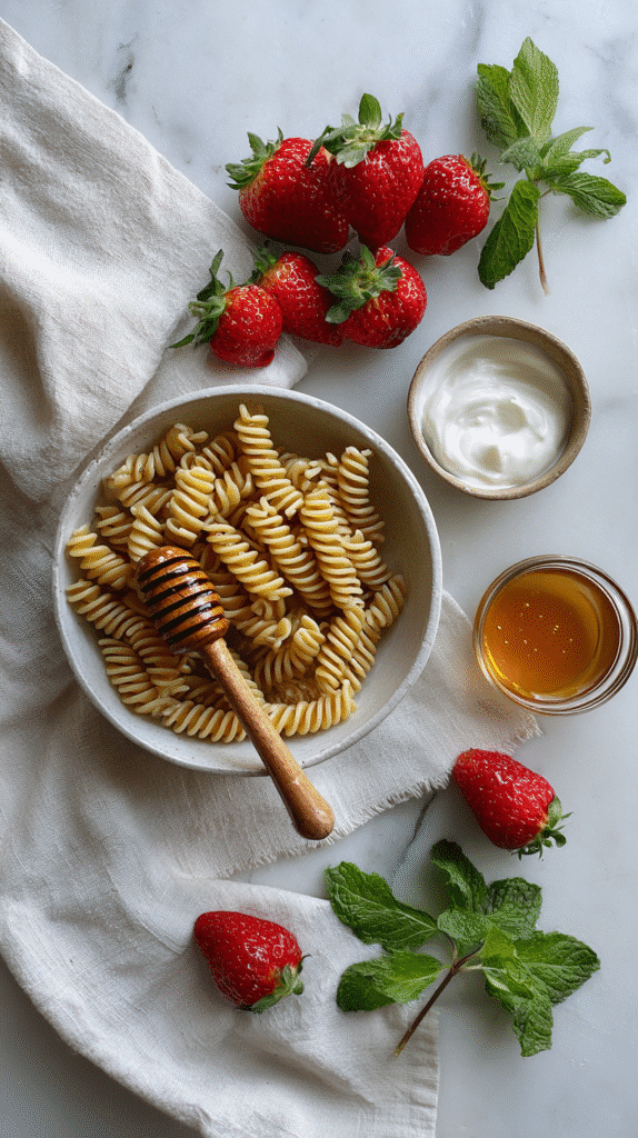 Makaron Z Truskawkami ingredients