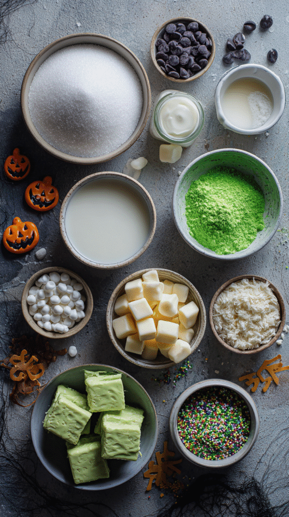 Wicked Witch Fudge Ingredients