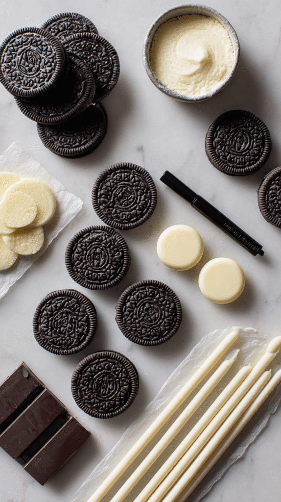 Jack Skellington Oreo Pops Ingredients