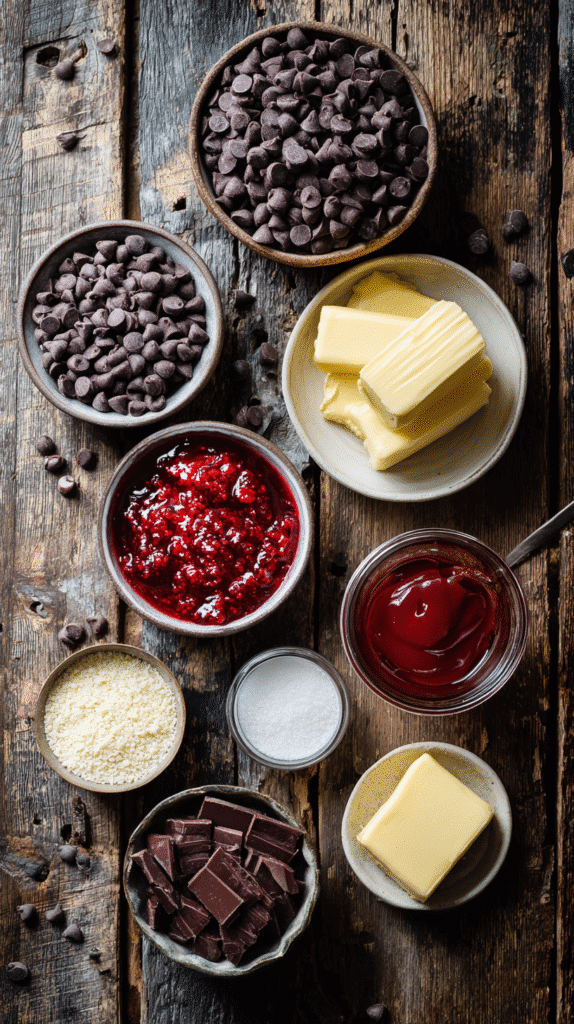 Vampire Fudge Ingredients
