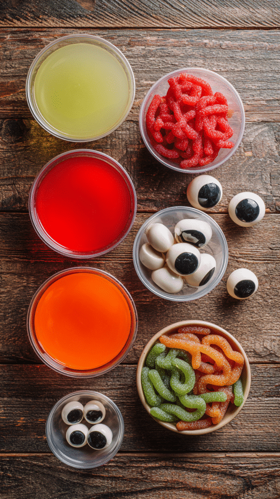 Zombie Brain Jello Cups ingredients