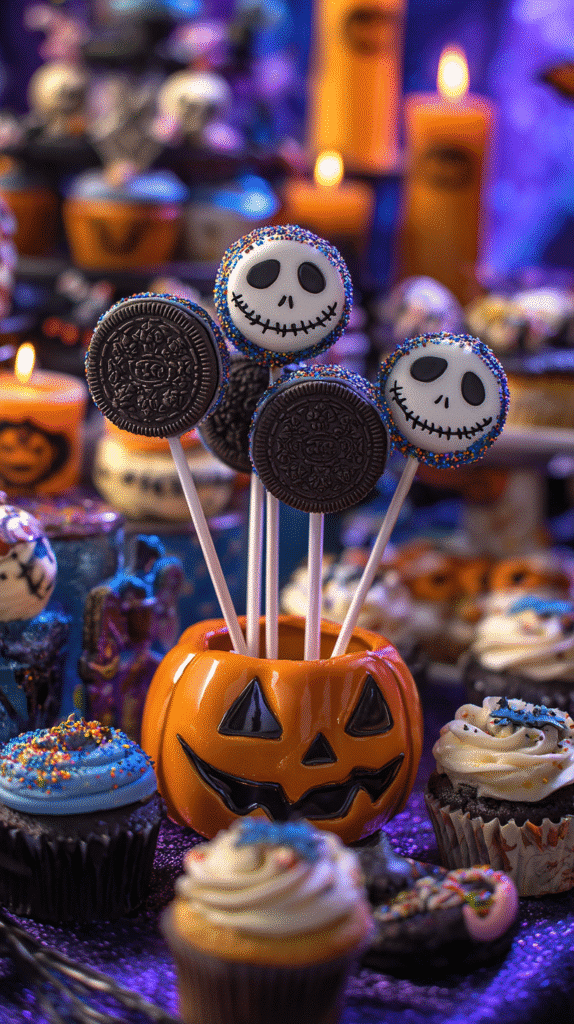 Jack Skellington Oreo Pops Party Serving