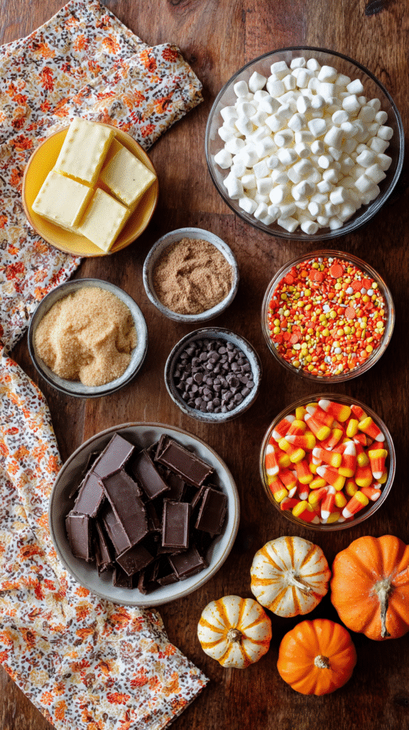 Ingredients for Halloween Crack Candy