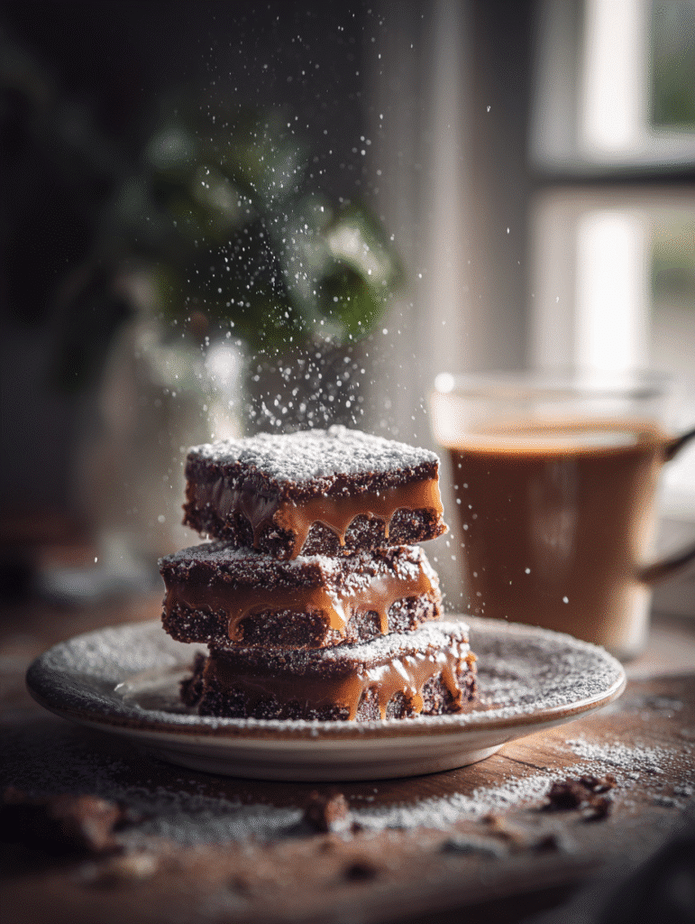 Knock You Naked Bars served with coffee