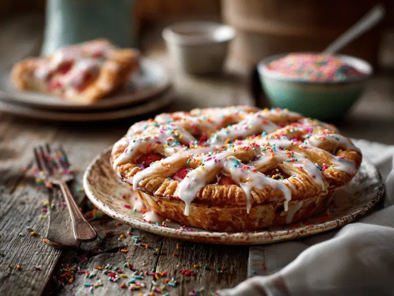 Strawberry Pop-Tart Pie