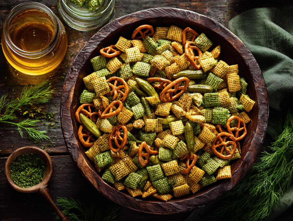 Dill Pickle Chex Mix