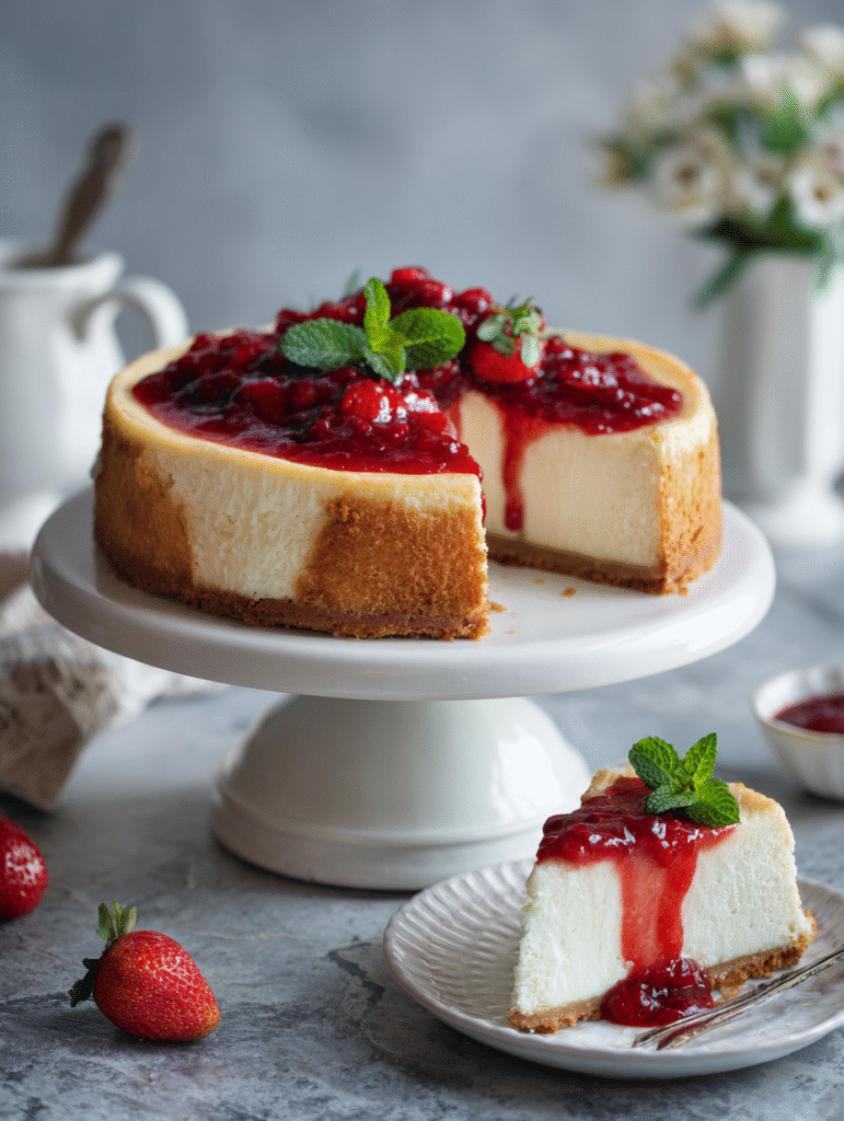 cheesecake serving