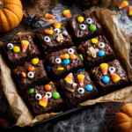 Halloween Monster Mash Brownies spooky tray