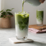 iced matcha latte recipe featured image