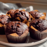 Olympics chocolate muffins recipe with ganache filling