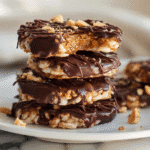 Serving Peanut Butter Chocolate Rice Cakes