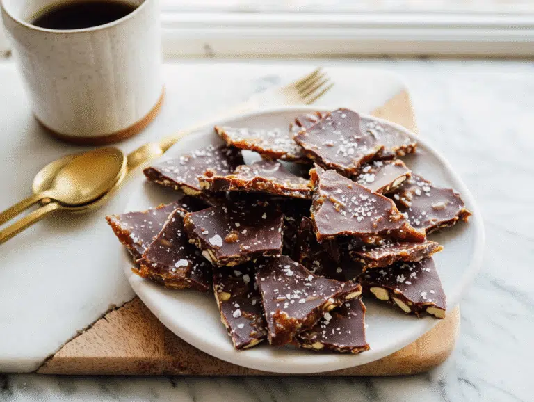 date bark recipe with peanut butter and chocolate