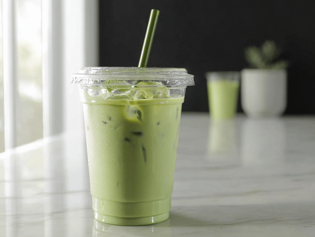 Starbucks Matcha Latte Recipe iced copycat drink