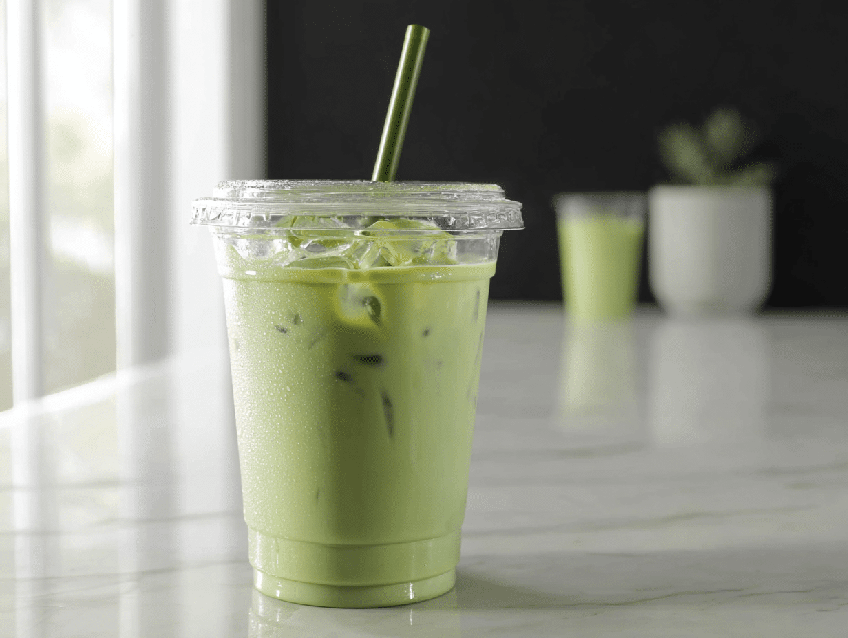 Starbucks Matcha Latte Recipe iced copycat drink