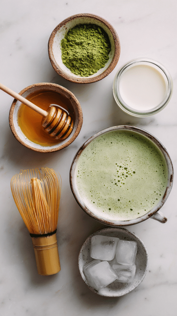 iced matcha latte ingredients