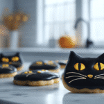 Cookie halloween cat