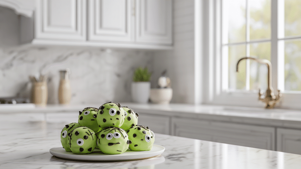 Frankenstein Cookie Balls