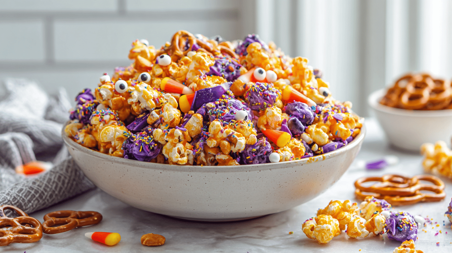 Halloween popcorn