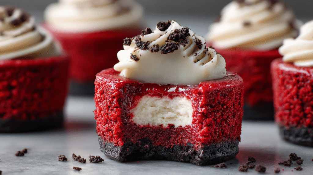 Mini Red Velvet Cheesecake