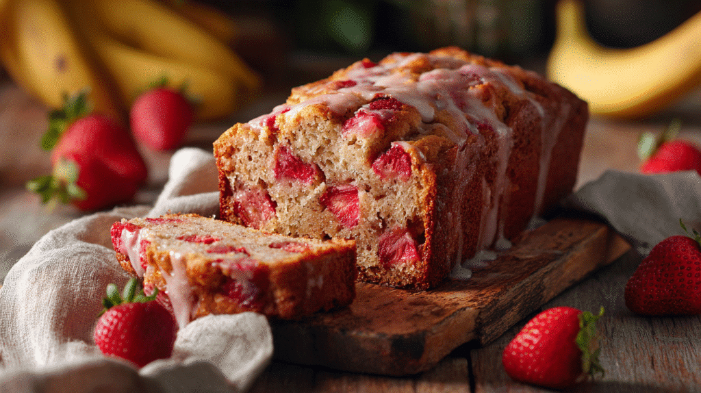Strawberry Banana Bread