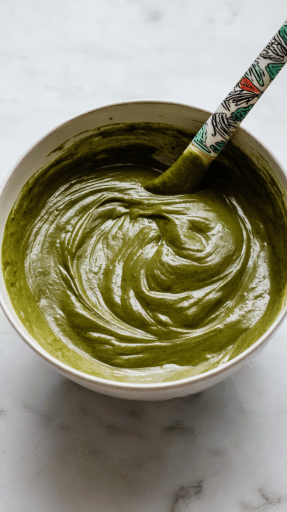 matcha brownie recipe step brown butter