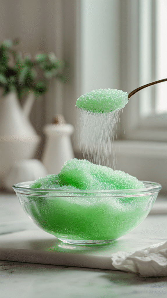 blooming gelatin in tonic water for glow in the dark jello brains