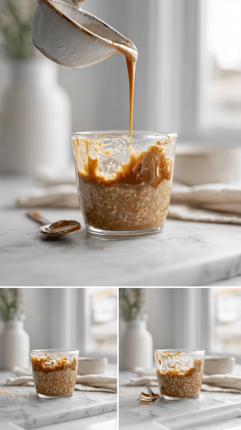 Brown Sugar Overnight Oats step 3 instructional process shot
