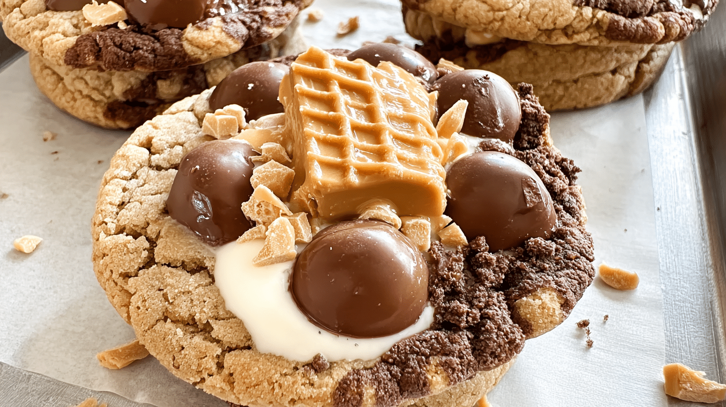 Hero shot of Chocolate Peanut Butter Ruckus with gooey chocolate and peanut butter