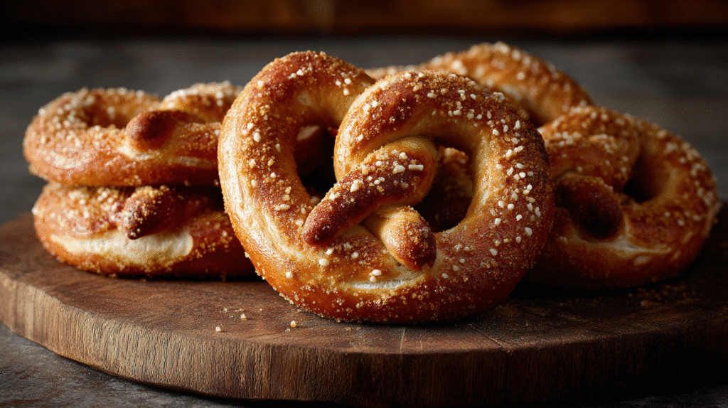 Cinnamon Sugar Soft Pretzels hero shot