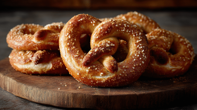Cinnamon Sugar Soft Pretzels hero shot