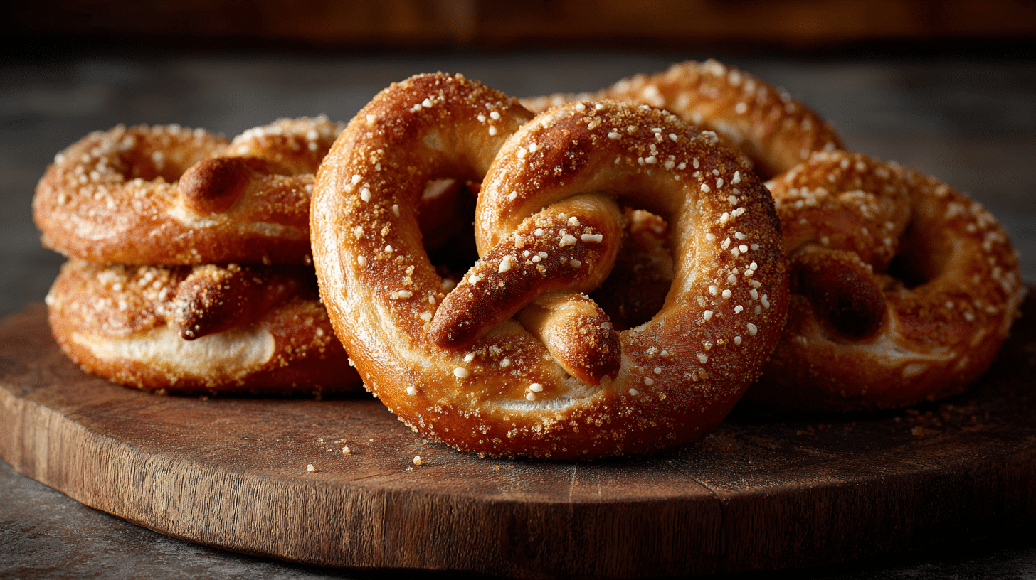 Cinnamon Sugar Soft Pretzels hero shot