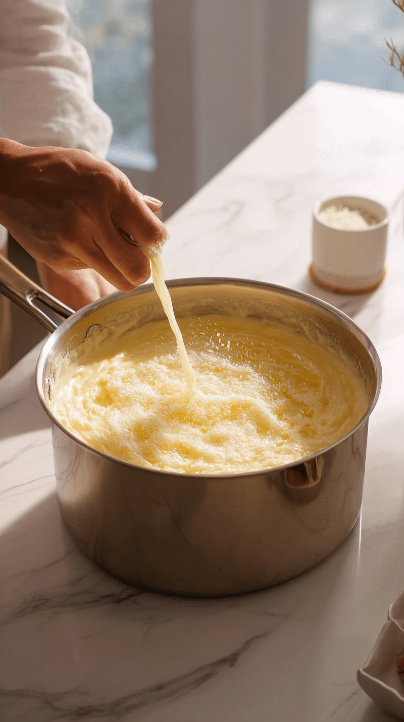 Creamy Tortellini Soup step 1 instructional process shot