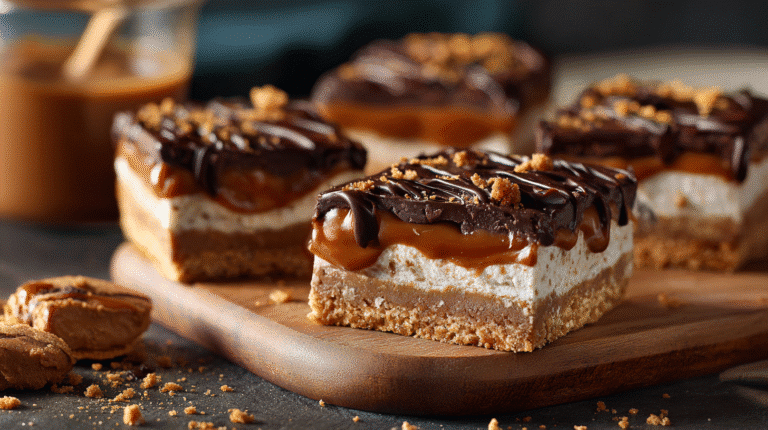 Hero shot of Dessert Bars Made with Biscoff Spread