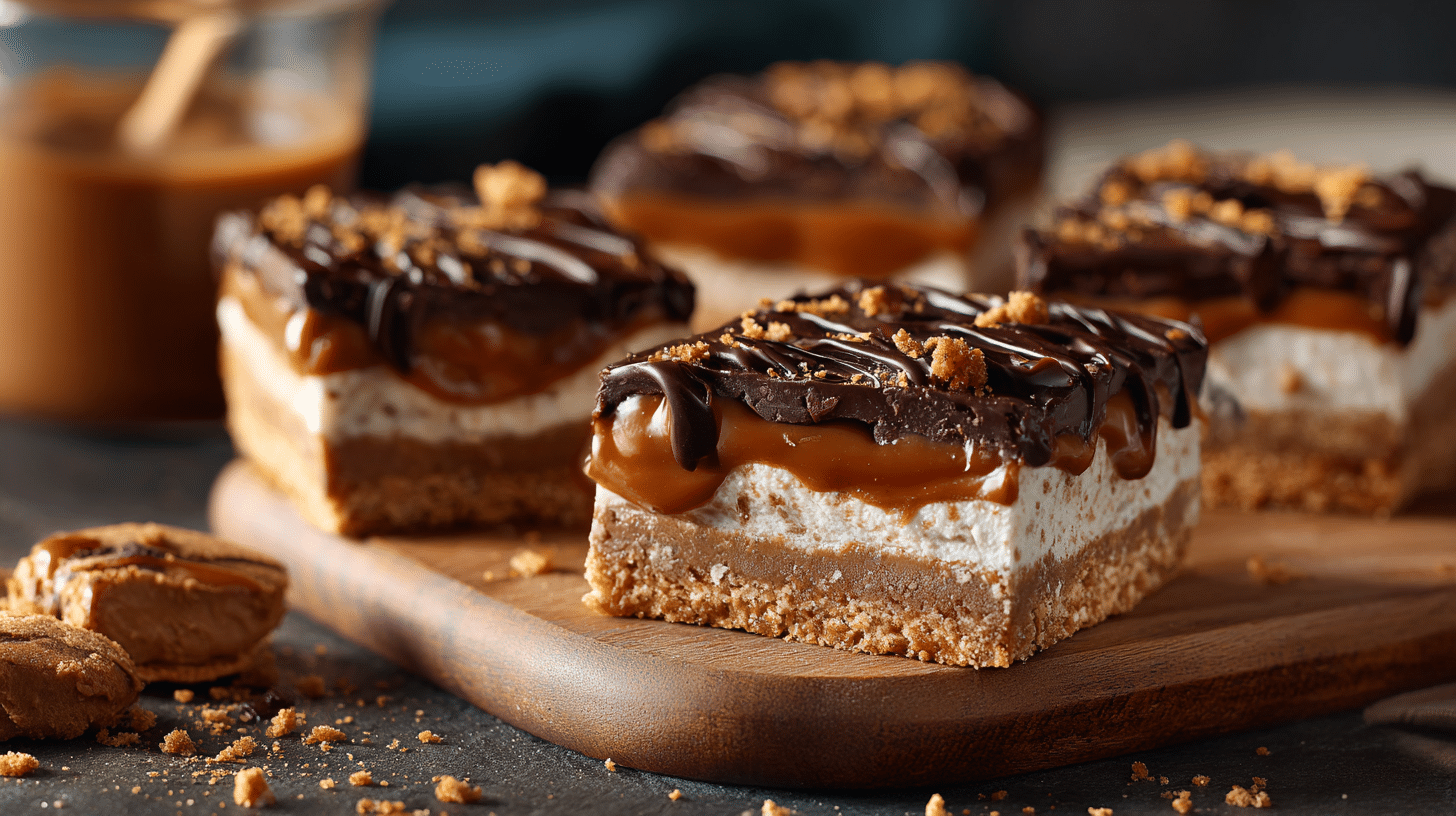 Hero shot of Dessert Bars Made with Biscoff Spread