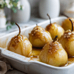cinnamon Maple Baked Pears