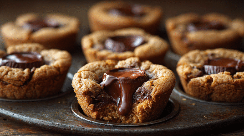 Peanut butter cup cookies hero shot