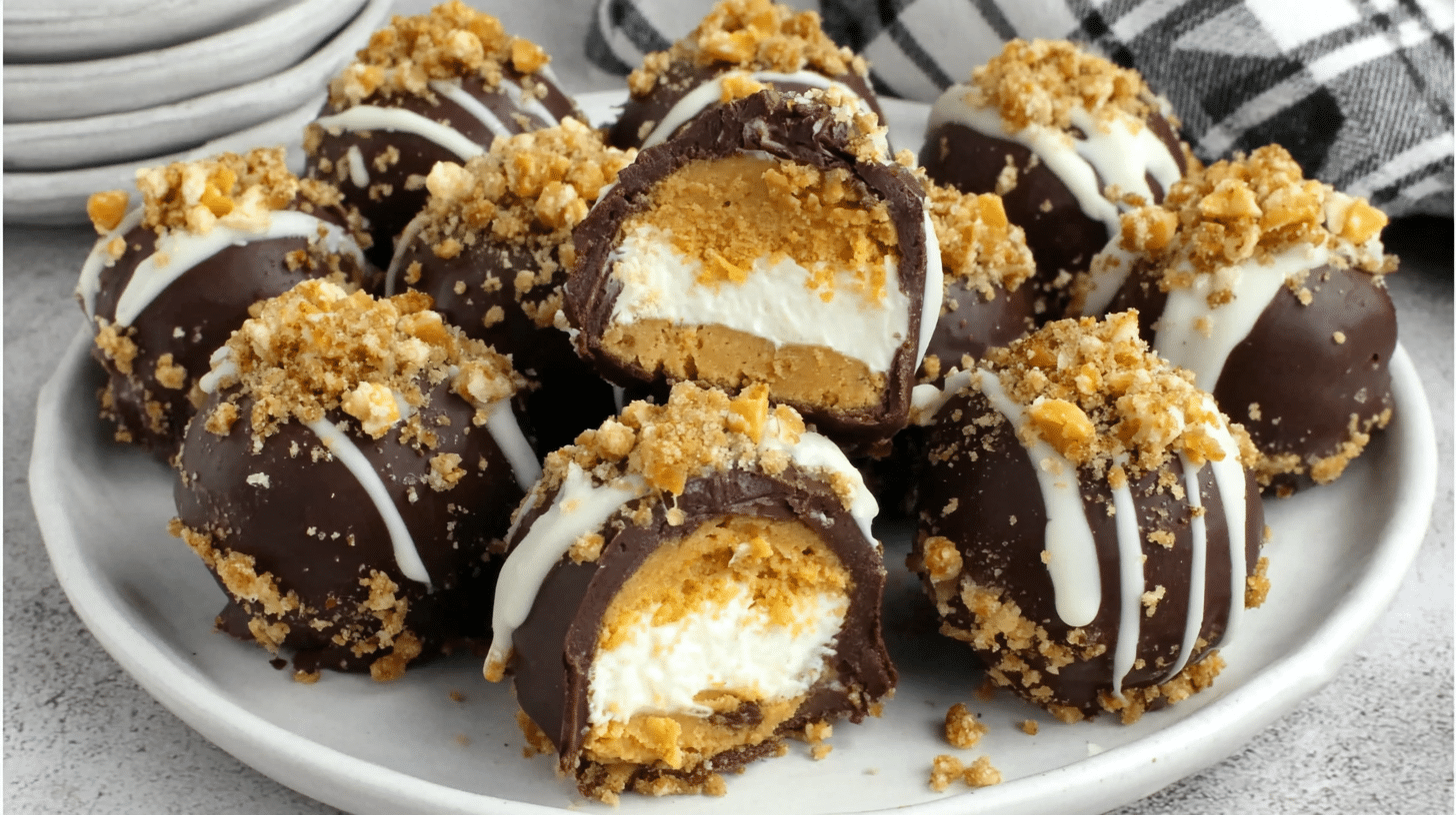 Pumpkin Cheesecake Truffles hero shot