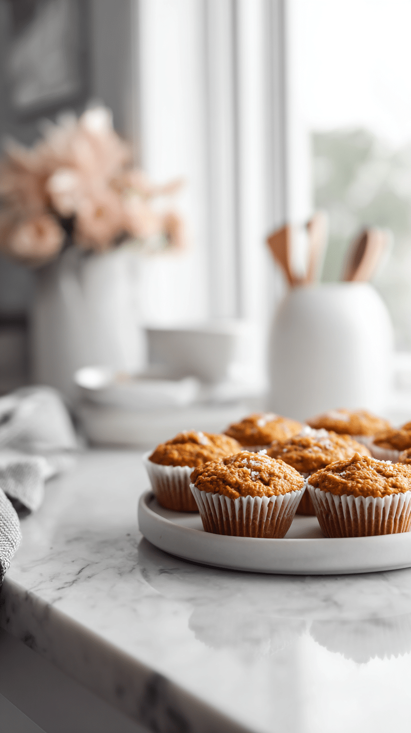 Pumpkin Muffins with Maple Cream Cheese Filling step 3 instructional process shot