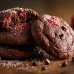 Hero shot of Raspberry Fudgy Chocolate Cookies