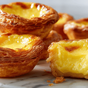 Authentic Portuguese Custard Tarts hero shot