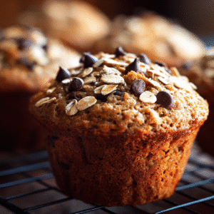 Banana Oatmeal Muffins hero shot
