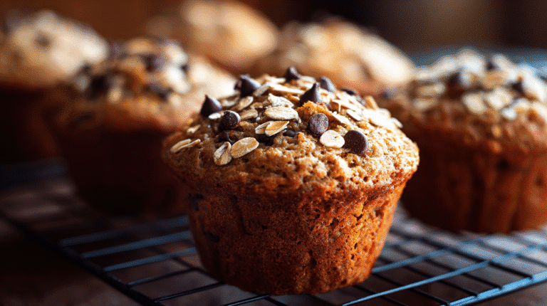 Banana Oatmeal Muffins hero shot