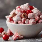Cherry Cheesecake Puppy Chow hero shot