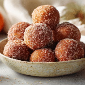 Tasty Pumpkin Donut Holes hero shot