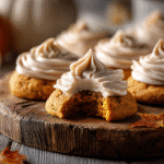 Hero shot of Pumpkin Cookies with Cinnamon Frosting