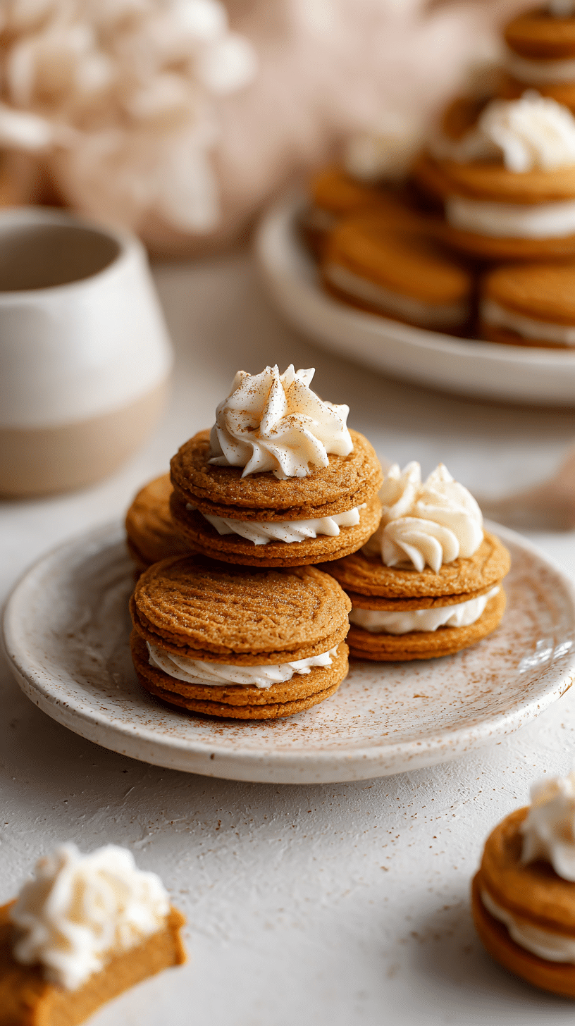 Thanksgiving Cookies With Pumpkin Pie being served on beautiful dinnerware