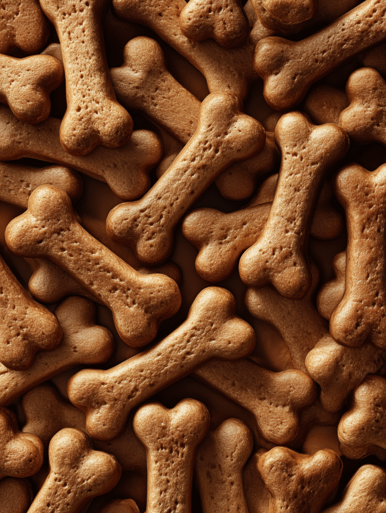 Banana Honey Bone Biscuits being served on beautiful dinnerwares